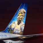 Eddie on the tail of the Iron Maiden 757