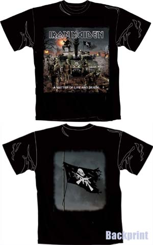 A Matter of Life and Death Album Artwork Shirt